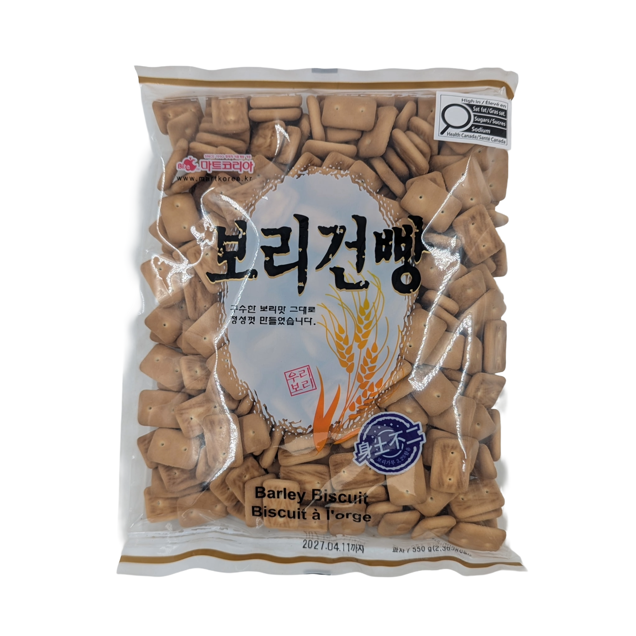 BARLEY BISCUIT BULK (550g*10) 마트 보리 건빵 벌크